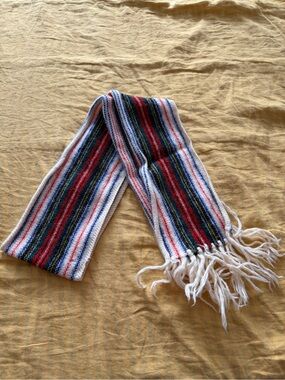 Vintage Scottish wool scarf